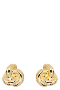Gold-tone knot earrings